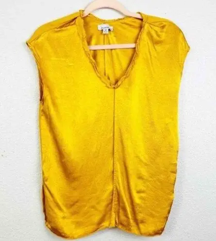 Allison Joy  Yellow‎ Mustard Sleeveless Top XS