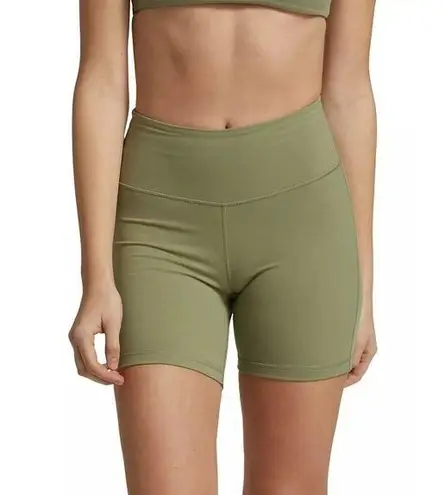 We Wore What  Stretch Bike Short Sage Green NWT