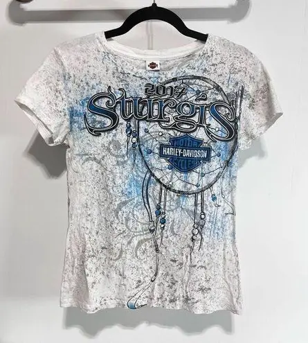 Harley Davidson 2017 Sturgis Tee Medium White