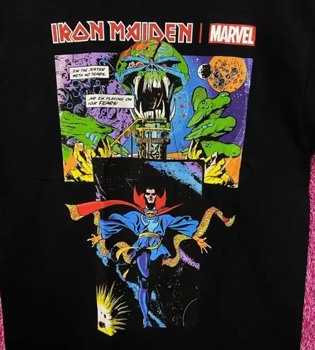 Iron Maiden x Marvel Dr Strange El Dorado Heavy Metal Tee large