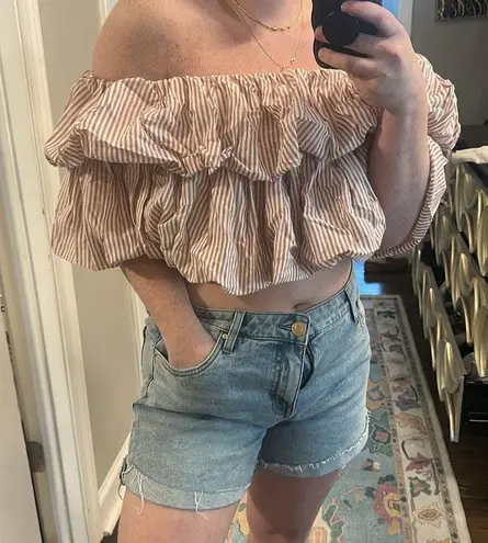 Anthropologie NWT By  Off-The-Shoulder Bubble Top - Image 4