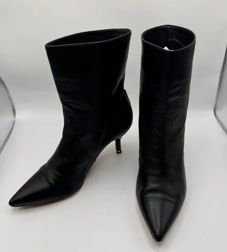 GABRIELA HEARST Black Mariana Ankle Leather Boots size 36