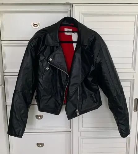 Urban Outfitters BDG Pattie Faux Leather Moto Jacket