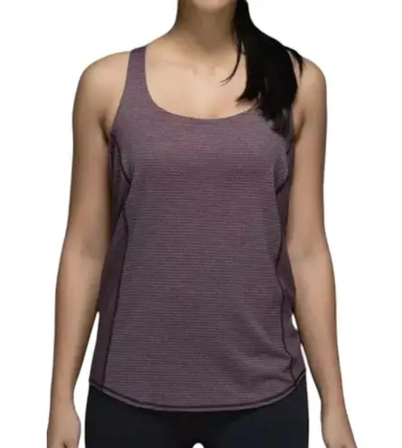 Lululemon  Free To Be Wild 2-in-1 Tank Top Black Cherry, Coral. Size 2