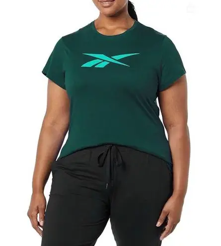 Reebok NWT  Tee Vector Logo Graphic Tee, Forest Green Size 2X New with Tag