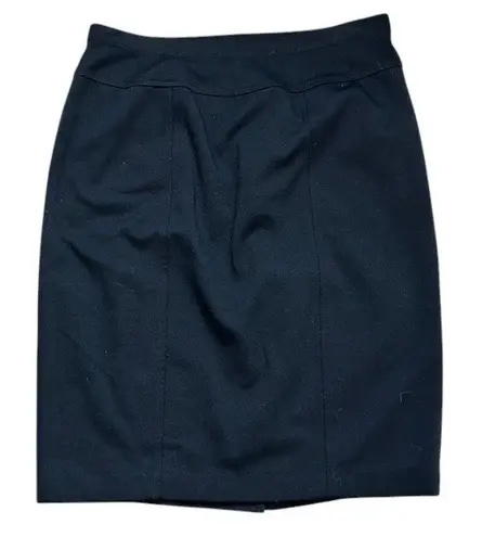 Ellen Tracy Black Career Pencil Skirt Business Office Wear Women Size S