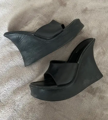 ALDO Black Wedge Heel