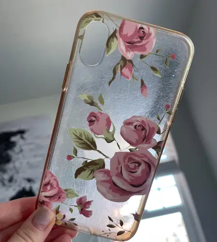 Floral iPhone X/XS Case Pink