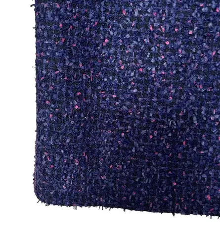 Lafayette 148 Blue Tweed Virgin Wool Blend Pencil Skirt Sz 6