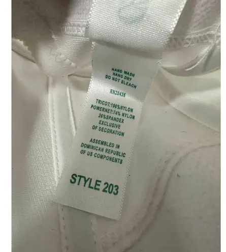 Carnival Corset Women 32D White Plunge Bare