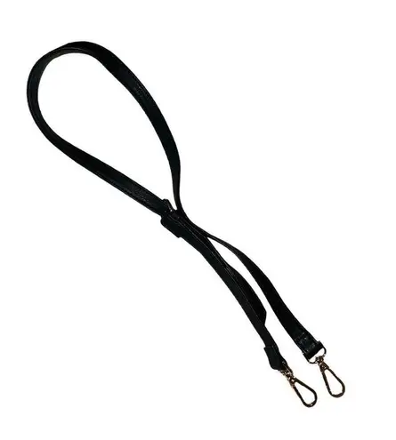 Belt faux leather adjustable and attachable shoulder strap! New Black