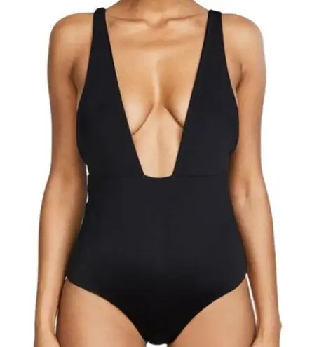 Mara Hoffman Women's Standard Audrey Deep V One Piece Swimsuit Size S