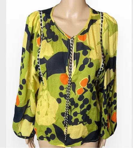 Anthropologie Nl-nk  Orchard Peasant Blouse Sz XS