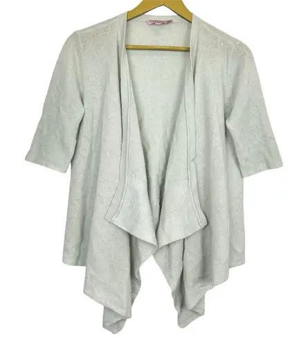 Calypso St. Barth 100% Cashmere Cardigan Sweater Womens XS Green Waterfall Preppy