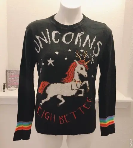 Self Esteem 2-Pc Crewneck Christmas Sweater w/Infinity Scarf, Size M New w/Tag