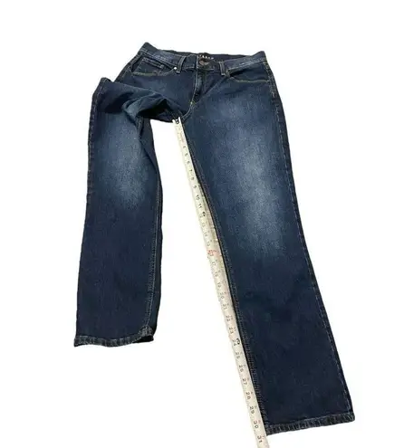 Mott & Bow Jeans Womens 29X30 (29x31) Blue Boyfriend Mid Rise Stretch Zip Size 29
