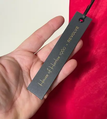 HOUSE OF HARLOW 1960 x REVOLVE Mirna Dress in Crimson Red sz XS