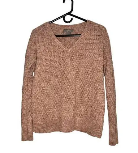 Natural Reflections Long Sleeve V-neck Sweater L