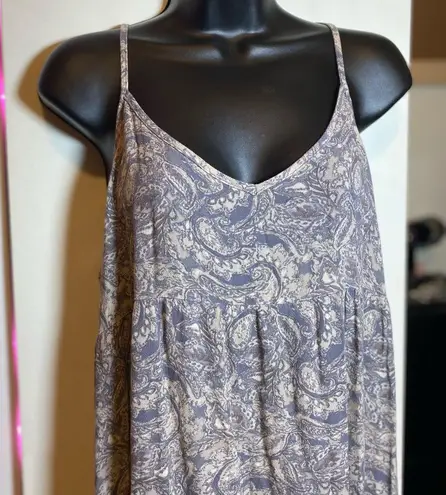 Carly Jean Los Angeles Carly Jean LA Gray Paisley Cami Dress Small