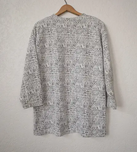 Pasta Printed Shirt White Size L