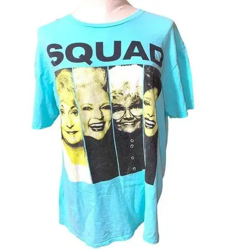 Golden Girls Betty White Squad Short sleeve light green tiffany blue t