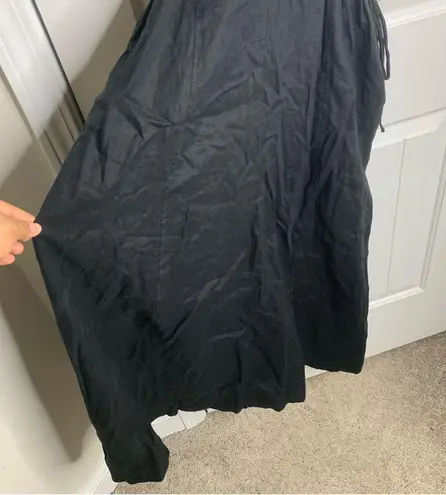 Bec & Bridge Bec Bridge black linen cut out Noelle maxi dress sz 6 quiet luxury wedding guest