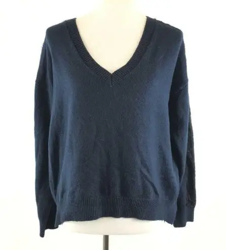 14th & Union Lace Trim V-Neck Pullover Sweater