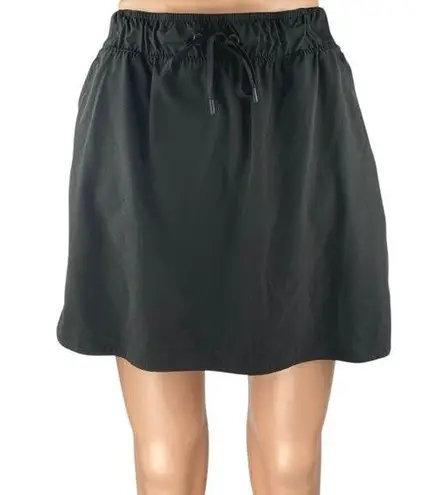 Champion  Black Elastic Waist Drawstring Mini Activewear Tennis A-Line Skirt Sz L - Image 1