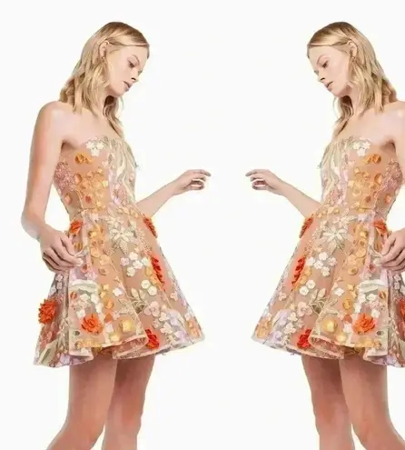 Elliatt NWT Discotheque Dress in Multi Orange Size XS