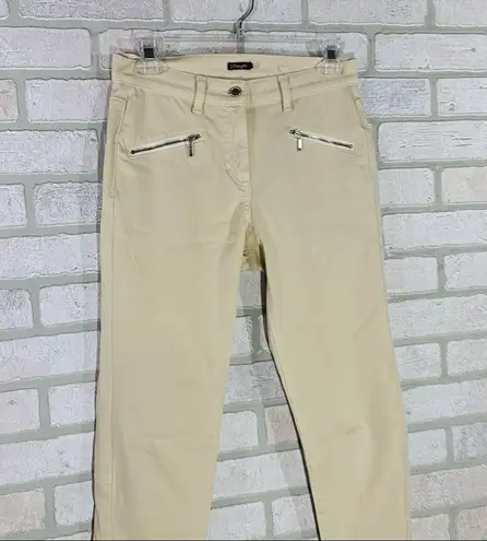 J. McLaughlin Baxter Natural Ankle Zip Skinny Jeans Size 2