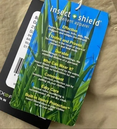 Exofficio • NWT Khaki BugsAway Sol Cool Ampario Shorts Size 8