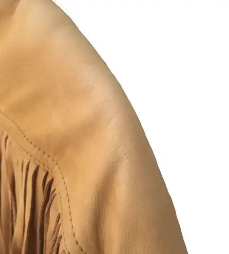 Andrew Marc Vintage: new ᯾ Soft Leather Suede Fringe Jacket ᯾ Western Saddle ᯾ M