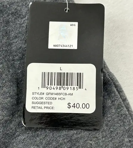 Nba Chicago Bulls Basketball UNK Gray Graphic Logo Joggers Sweatpants Size L