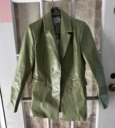 Princess Polly Good Vibes Blazer in Green