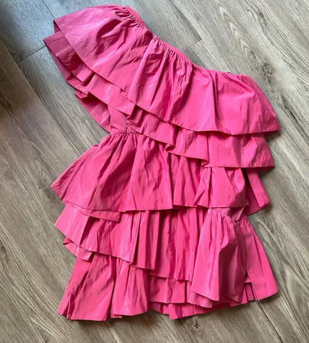 Endless Rose One-Shoulder Ruffle Minidress Size S NWT