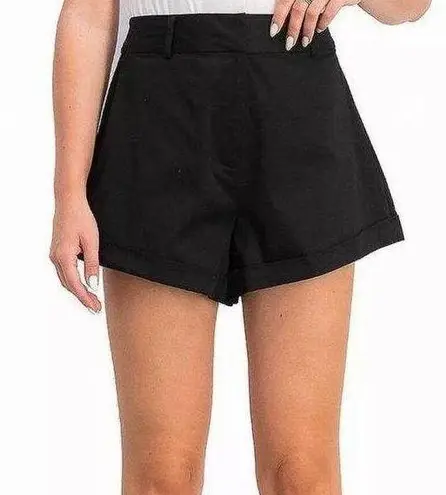 We Wore What revolve  Danielle Bernstein  High cut cuff high waist shorts thumbnail 1