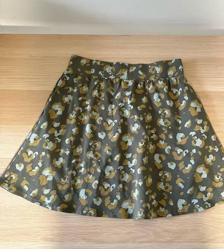 Pact Mini Skater Skirt Leopard