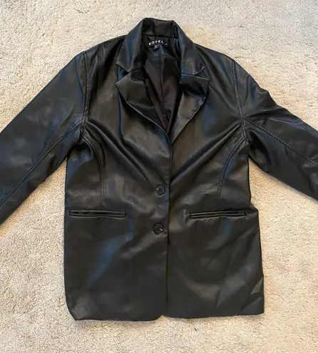 Motel Rocks Leather Blazer