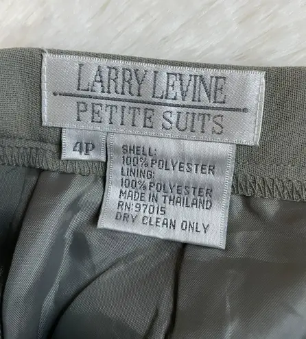 Larry Levine Vintage petite suits green dress pants