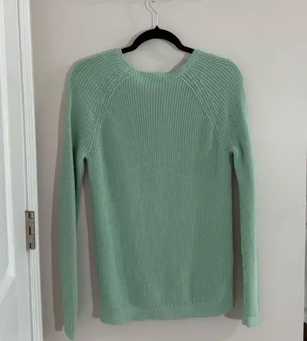 Talbots  Mint Green Women's Crew Neck Knit Sweater Size Medium