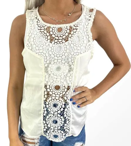 Chelsea28 Boho Crochet Lace Tank