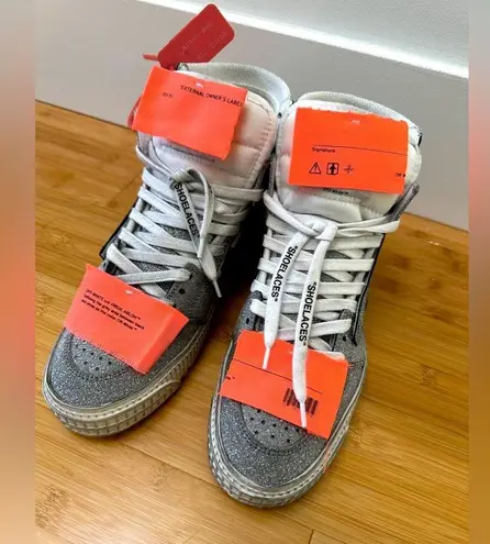 Off-White  Glitter 3.0 High Top Sneakers