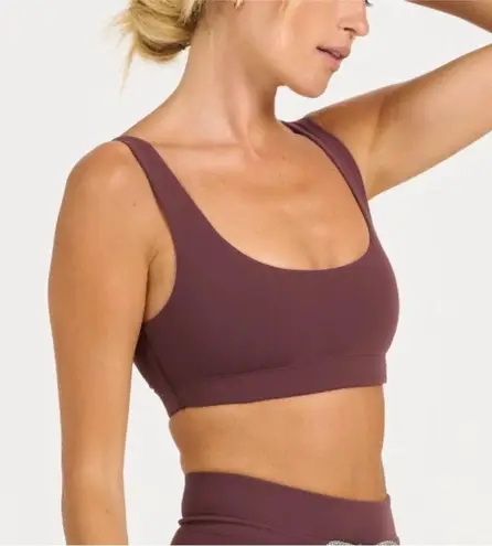 Vuori Daily Bra Medium Support Sports Bra in Fig