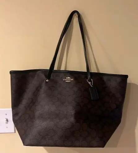 Coach  monogram tote bag