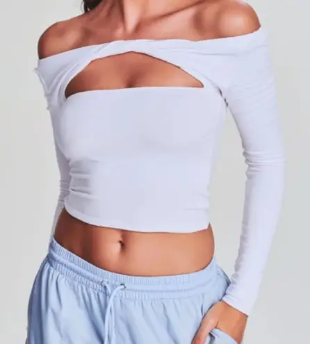 💛 Ser.O.Ya White Cut Out Artemis Top Plus Size Size XXL