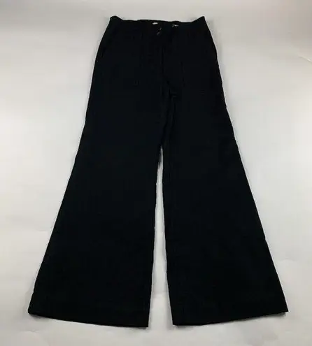 Maeve PETITE Black Twill Naomi High Rise Wide Leg Utility Chino Pant 10P