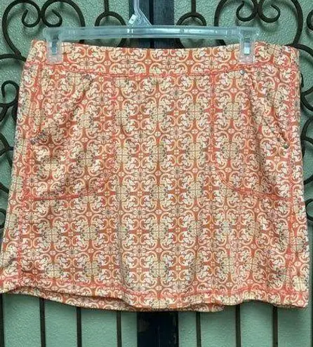 Grand Slam orange skort with pockets Size XL