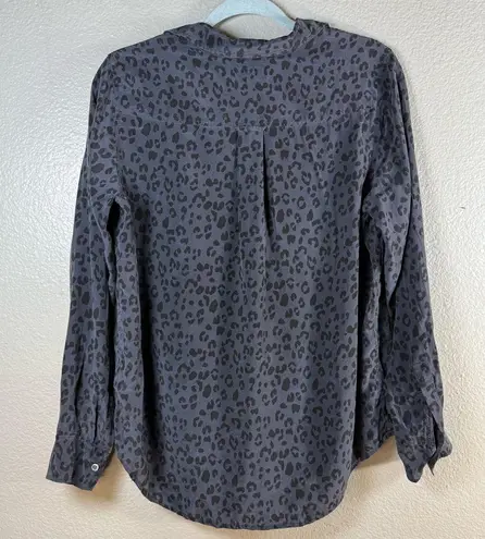 Rails Kate Onyx Cheetah print button up shirt SZ:M