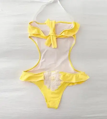 Undrest Cut Out Halter One Piece Swimsuit