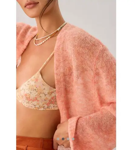 Anthropologie Duster Kimono Cardigan Pink One Size Boho Soft Lightweight OS